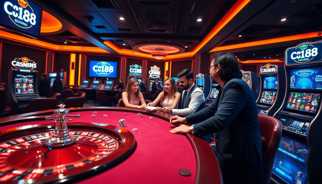 Players enjoying a thrilling moment at C168, an exciting online casino experience with vibrant games.