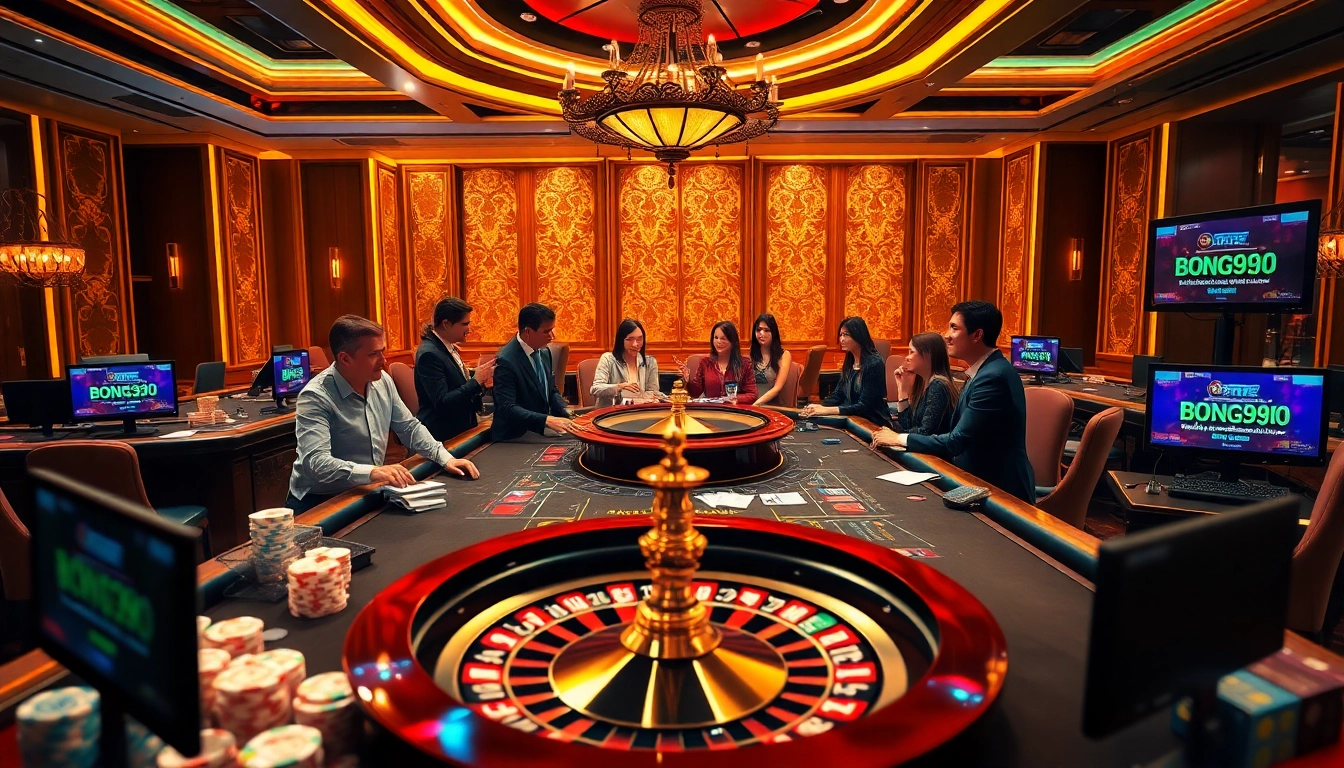 Experience thrilling gameplay at https://bong99.pro/ in an upscale live casino environment.