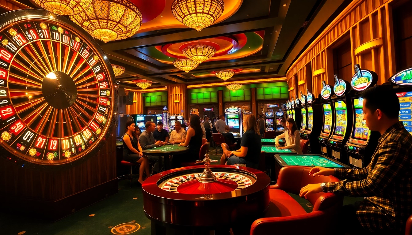 Experience the excitement of gambling at https://lode88.fising/ with vibrant roulette wheels and poker action.