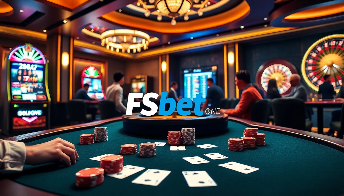 Experience live action at https://fsbet.one/ with high-stakes poker and vibrant slot games.