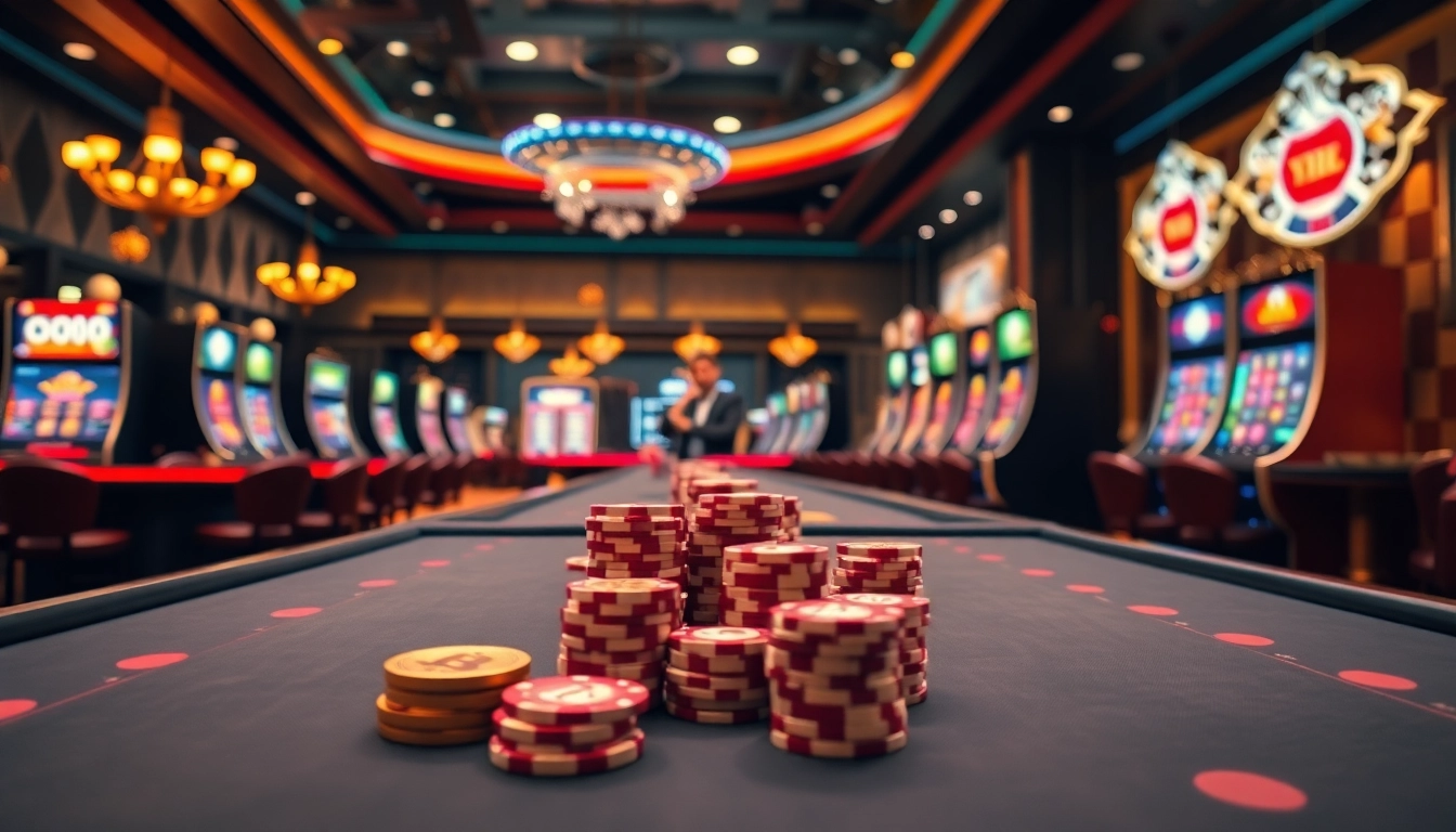 Engage with casino crypto en ligne featuring stylish tables, vibrant slots, and professional ambiance.