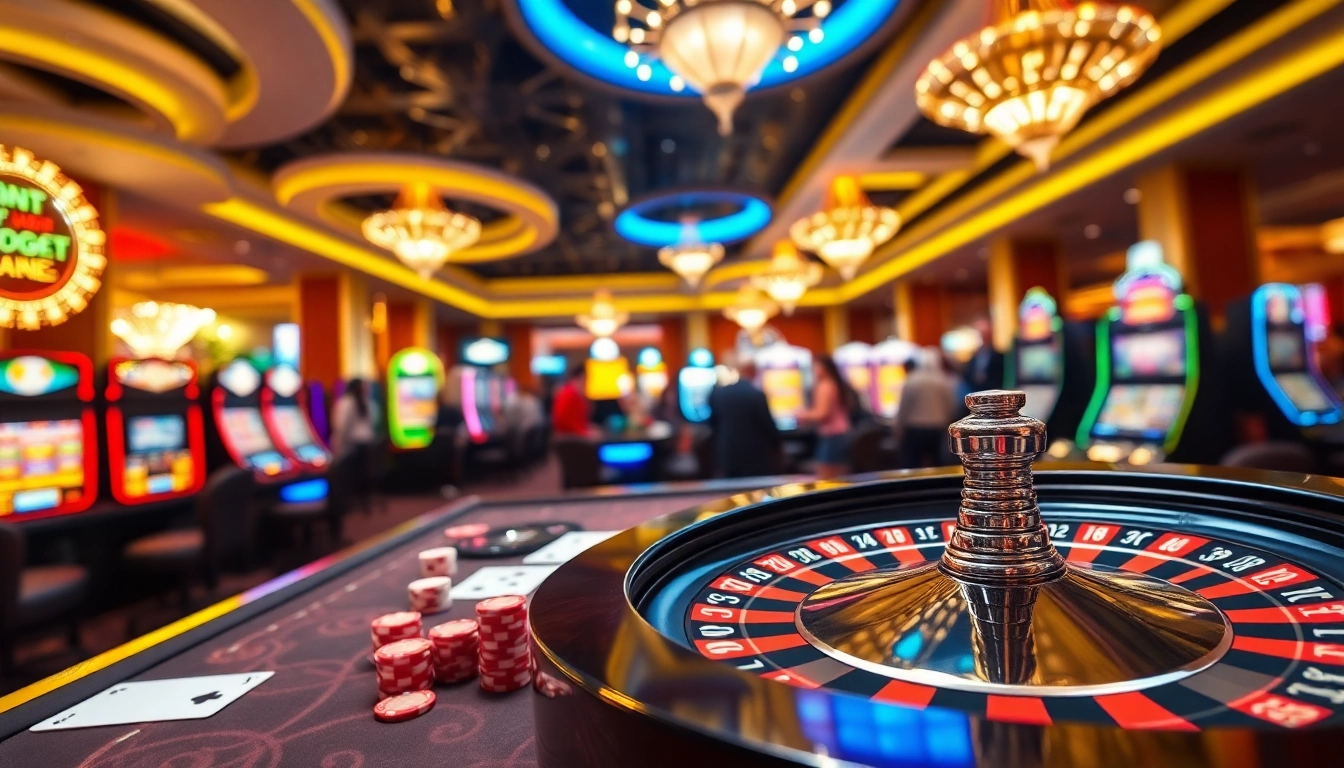 Découvrez les excitants jeux casino en ligne dans une ambiance luxueuse et animée.