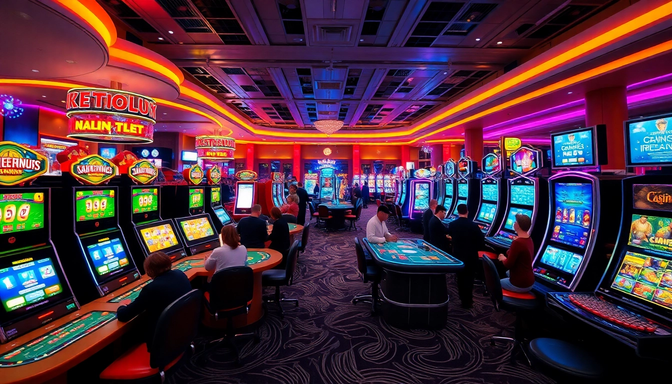 Jouer à des jeux casino en ligne sur une belle plateforme immersive et dynamique.