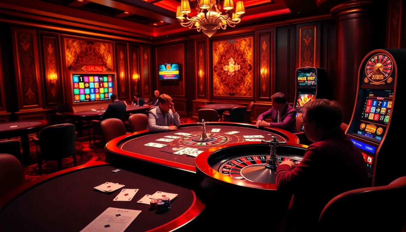 Experience the thrill of winning at Trang chủ Luck8 in a luxurious casino with vibrant games.