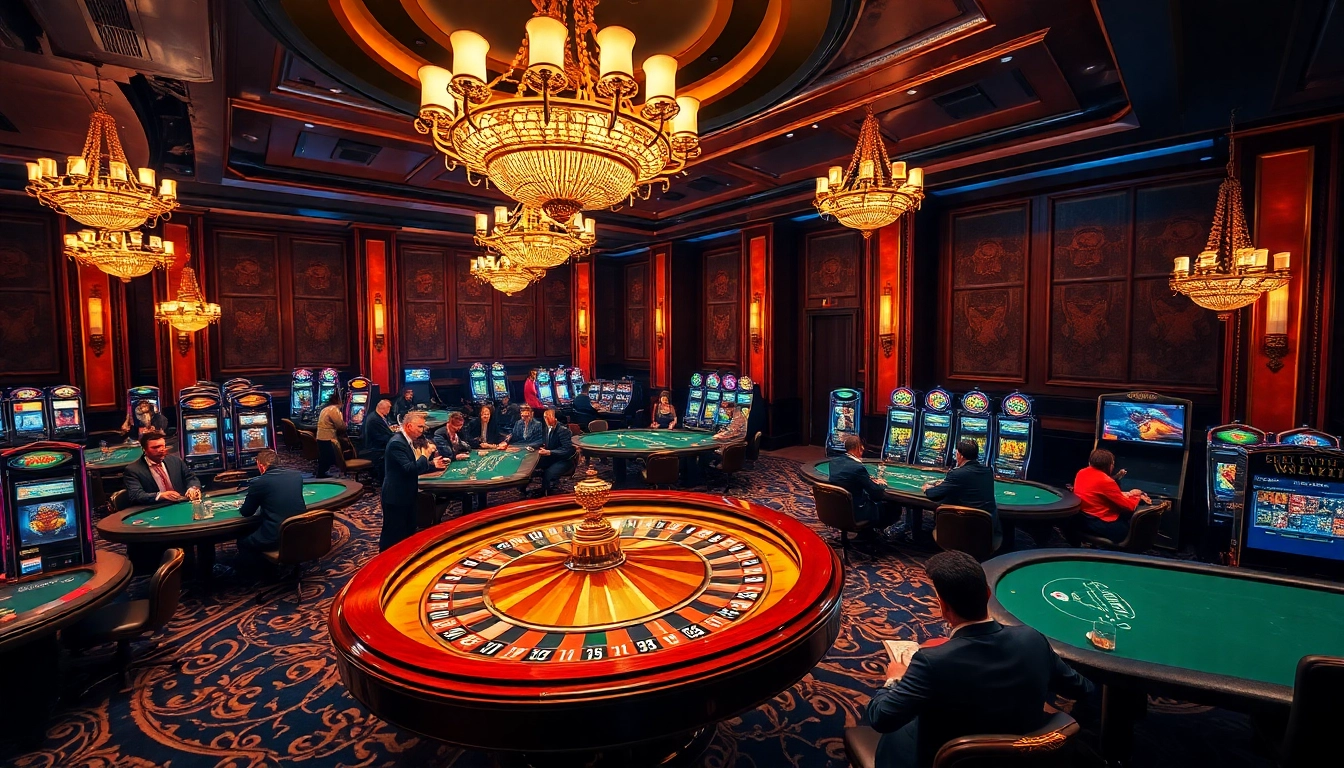 Engaging players at a dynamic casino scene showcasing https://23win.monster/ betting strategies.